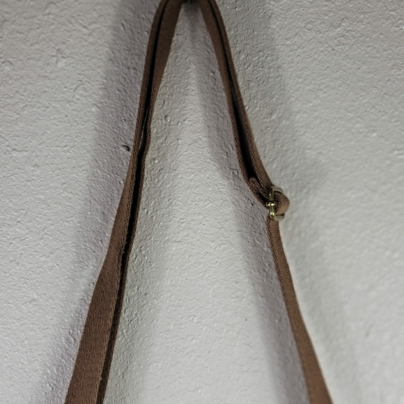 Fossil Canvas Women's Green Silver Crossbody Purse Handbag Colorfully - Picture 5 of 9